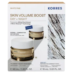 Korres Promo Pack White Pine Volume Replenishing Cremă de zi pentru piele normală - mixtă 40ml & FREE Cremă de noapte pentru volum 15ml