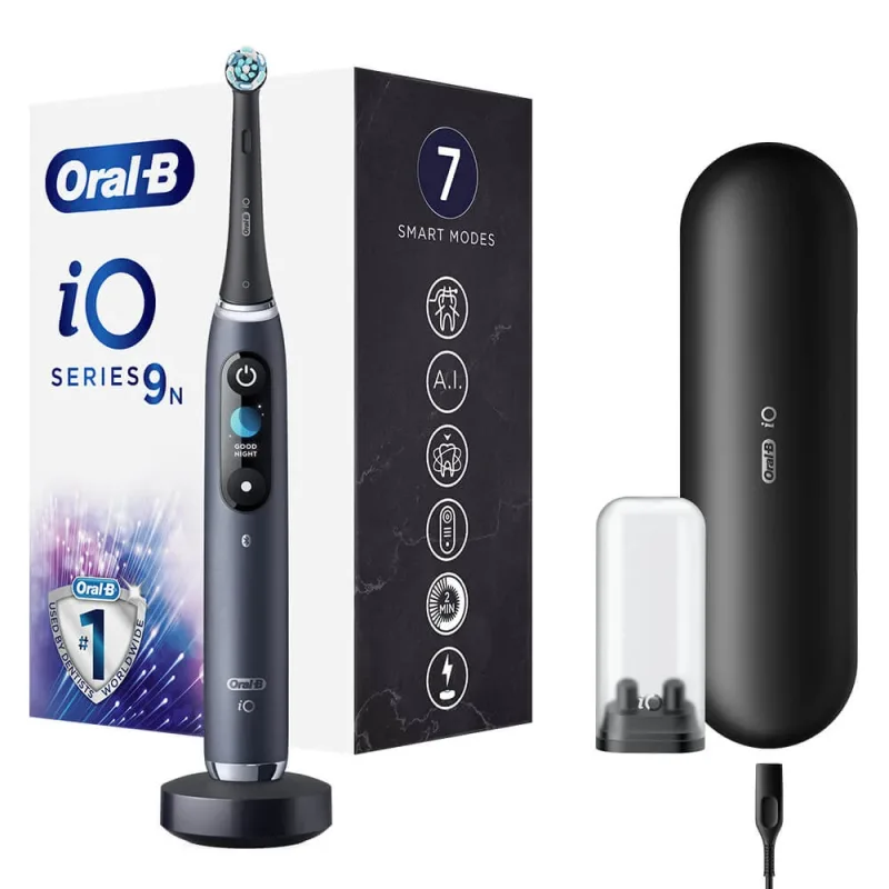 Periuță de dinți electrică Oral B iO9 Magnetic Black Onyx — preț și oferte