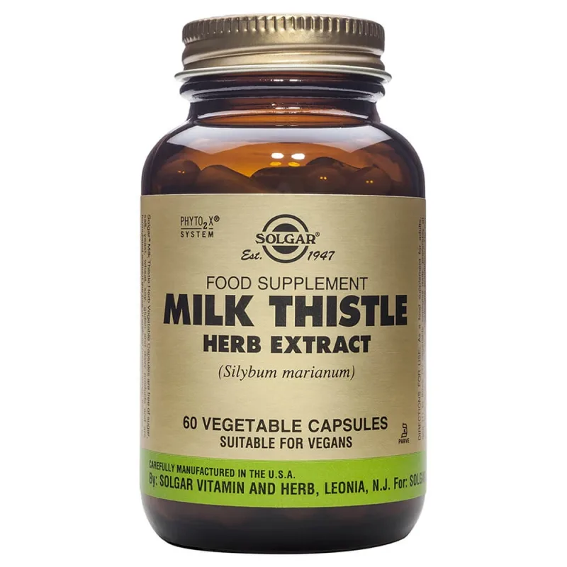 Solgar Milk Thistle Herb & Seed Extract 60caps — preț și oferte
