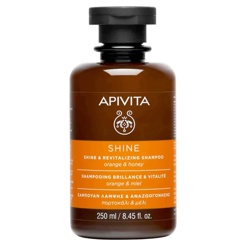 Șampon Apivita Shine & Revitalizing cu portocale și miere 250ml — preț și oferte
