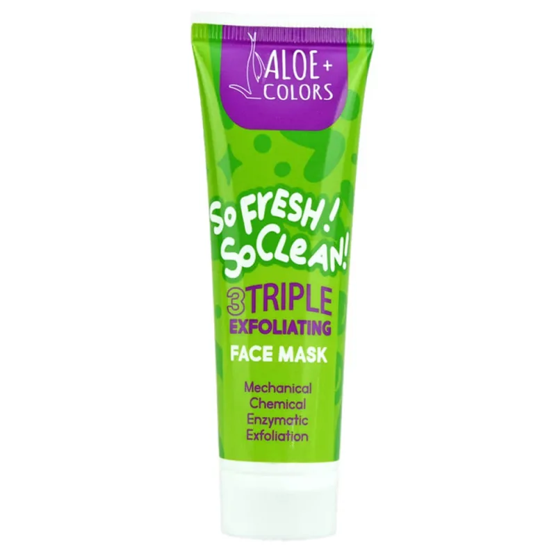 Aloe+ Colors Mască de față triplu exfoliantă 60ml — preț și oferte