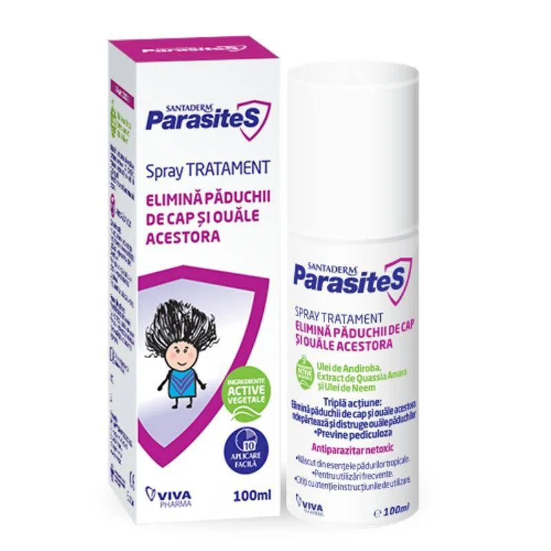 Spray tratament impotriva paduchilor, 3 ani+, 100 ml, Parasites — preț și oferte