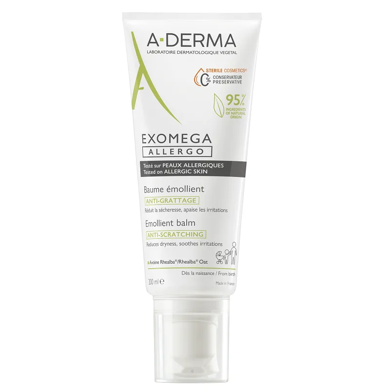 Balsam emolient Exomega Defi Allergo, A-derma, Pierre Fabre | 200 ml — preț și oferte