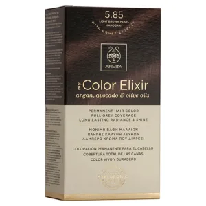 Apivita My Color Elixir Permanent Hair Color N5,85 maro deschis perlat