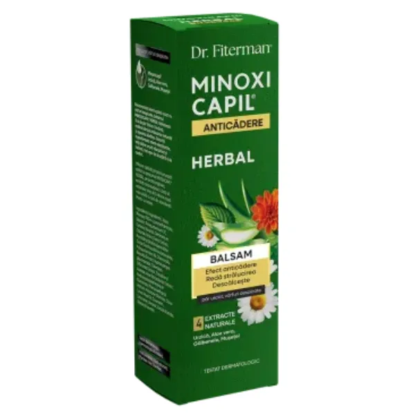Balsam Herbal Anticadere Minoxicapil, Dr. Fiterman | 200 ml FITERMAN PHARMA — preț și oferte