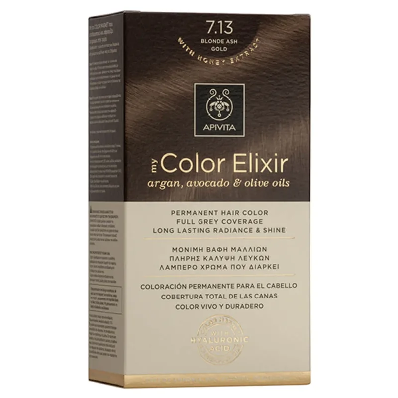 Apivita My Color Elixir Permanent Hair Colour N7,13 Miere blond sandalwood — preț și oferte
