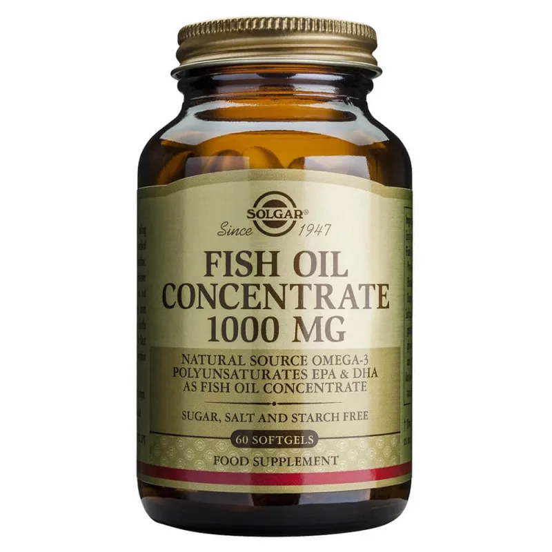 Solgar Fish Oil Concentrate 1000mg 60 capsule moi — preț și oferte