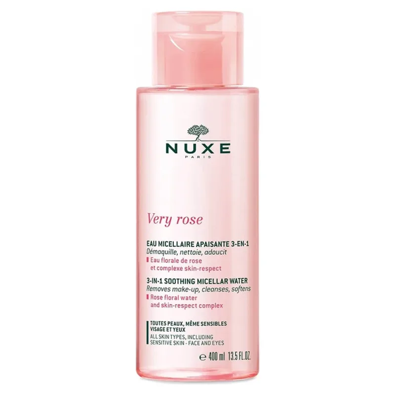 Nuxe Very Rose 3in1 Apă micelară calmantă 400ml — preț și oferte