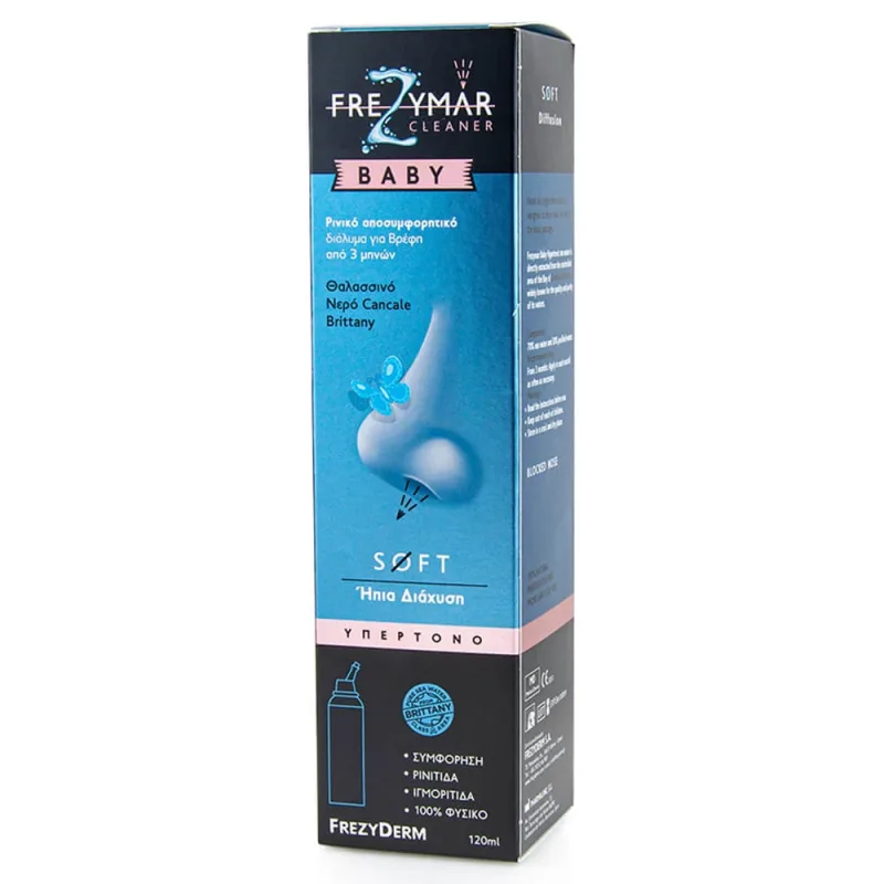 Frezyderm Frezymar Cleaner Baby Hypertonic Soft Diffusion 120ml — preț și oferte