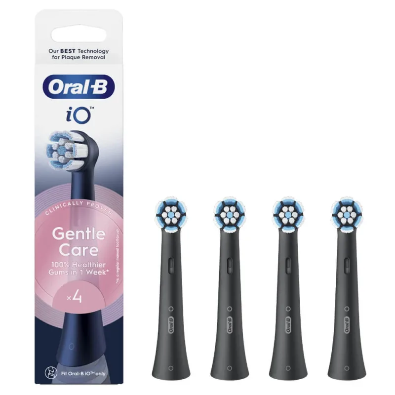 Oral B iO Piese de schimb Gentle Care Negru 4pcs — preț și oferte