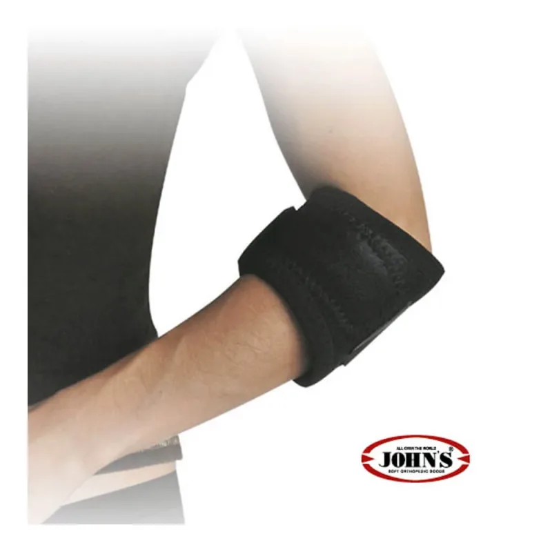 John's Tennis Elbow Strap Wrap Around Black Line One Size 120172 — preț și oferte