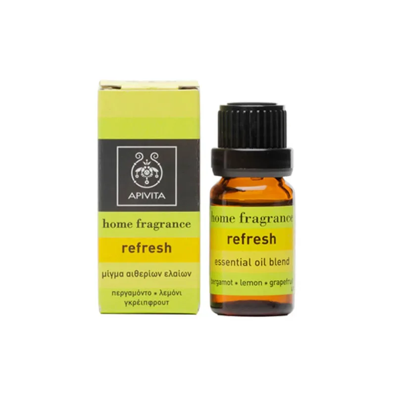 Apivita Organic Essential Oil Refresh Bergamot Lemon Grapefruit Lemon Essential Oil Blend 10ml — preț și oferte