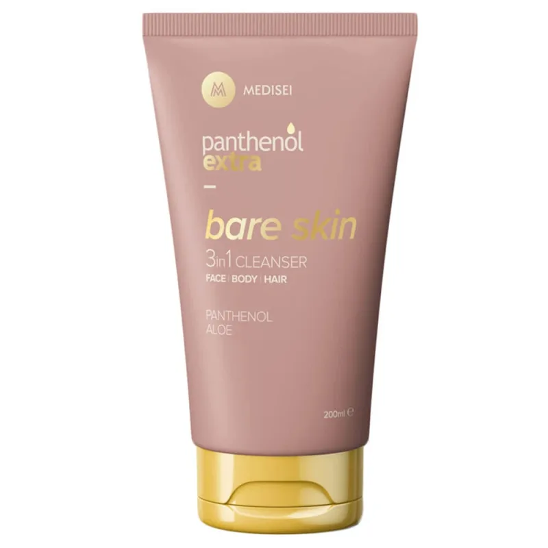Panthenol Extra Bare Skin 3in1 Cleanser Face Body Hair 200ml — preț și oferte