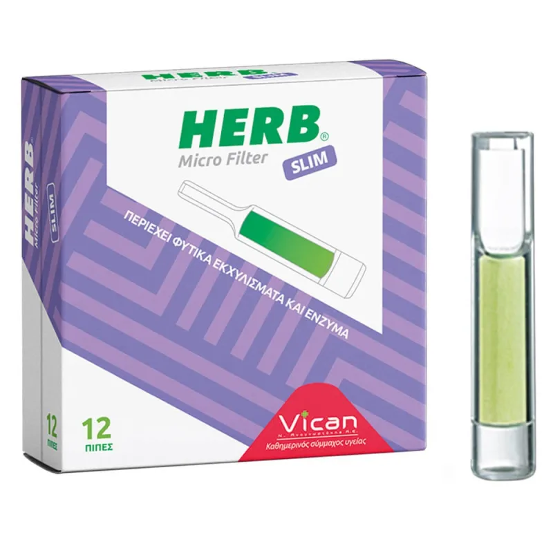 Vican Herb Micro Filter Slim 12 pastile — preț și oferte