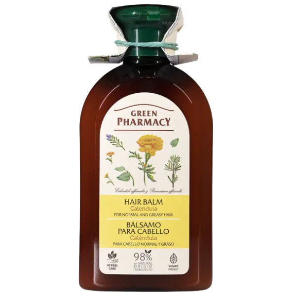 Balsam pentru par normal si gras cu Galbenele, Green Pharmacy | 300 ml GREEN PHARMACY INFINITY — preț și oferte