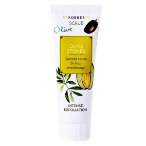 Korres Scrub Olive Stones pentru exfoliere profundă 18ml