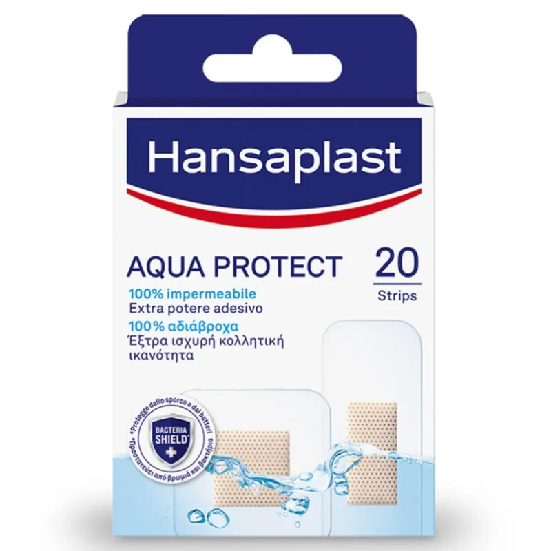 Hansaplast Aqua Protect 20 benzi 2 mărimi — preț și oferte