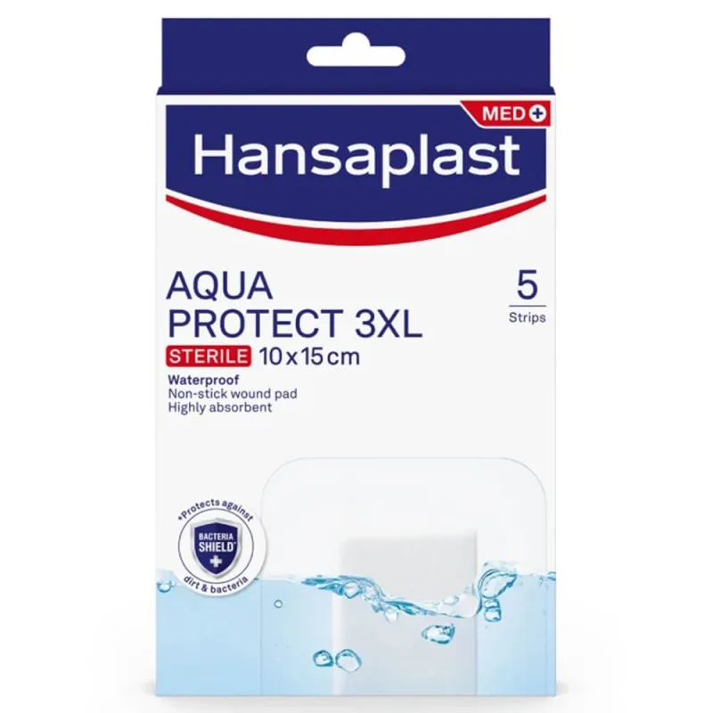 Hansaplast Aqua Protect 3XL Pads sterile 10x15cm 5pcs — preț și oferte