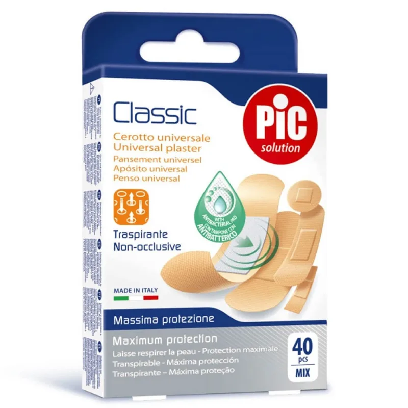 Pansamente universale Pic Classic 40 benzi 5 mărimi — preț și oferte