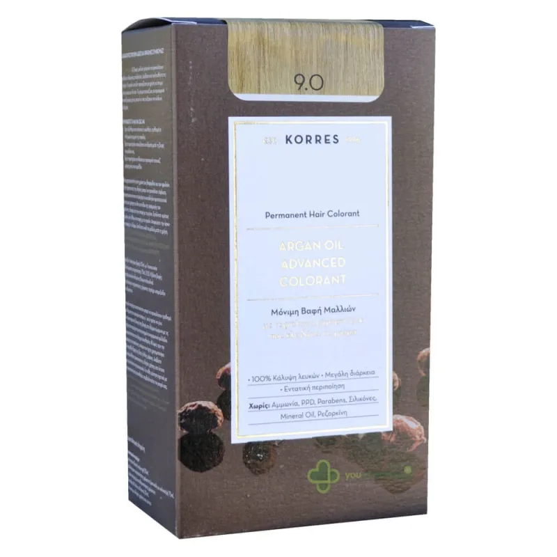 Korres Argan Oil Advanced Colorant N 9.0 Blond Natural — preț și oferte