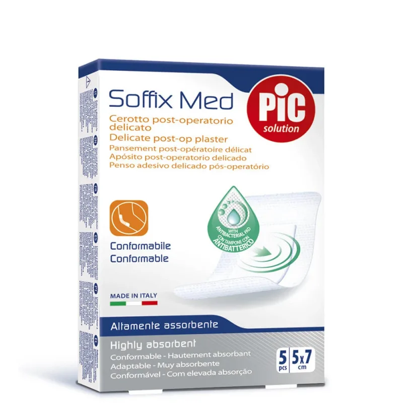 Pic Soffix Med 5x7cm 5pcs bandă adezivă adezivă sterilă — preț și oferte
