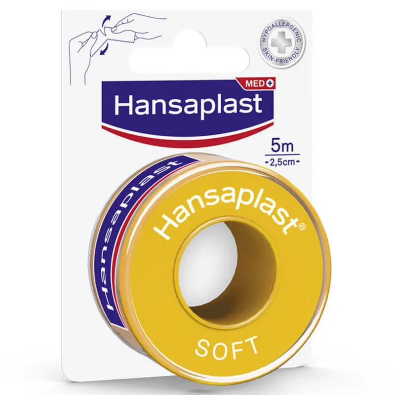 Hansaplast Bandă de fixare moale 5m x 2,5cm — preț și oferte