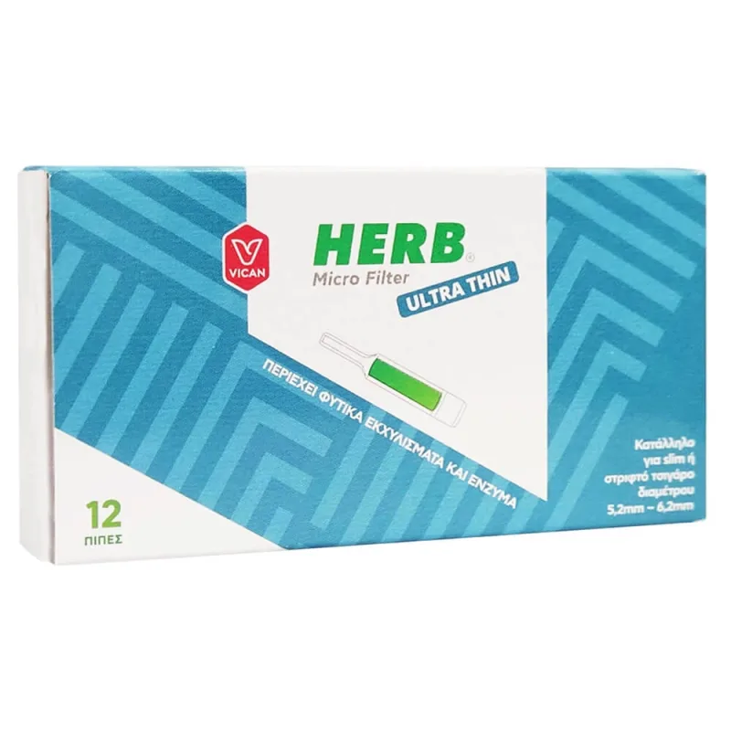 Vican Herb Micro Filter Ultra Thin 12 pastile — preț și oferte