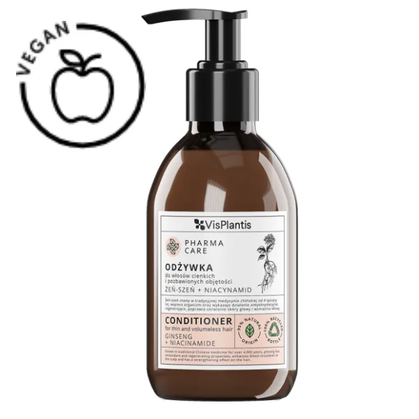 Balsam Pharma Care pentru par subtire si lipsit de volum cu Ginseng si Niacinamide, Green Pharmacy | 300 ml GREEN PHARMACY INFINITY — preț și oferte