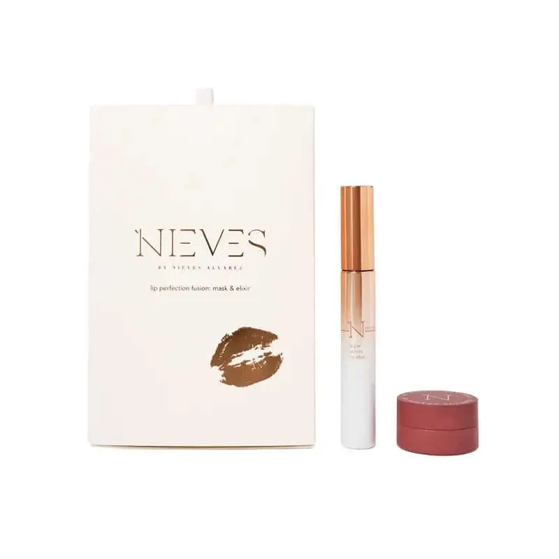 Nieves By Nieves Álvarez Lip Perfection Fusion: Mască & Elixir, 20 ml — preț și oferte