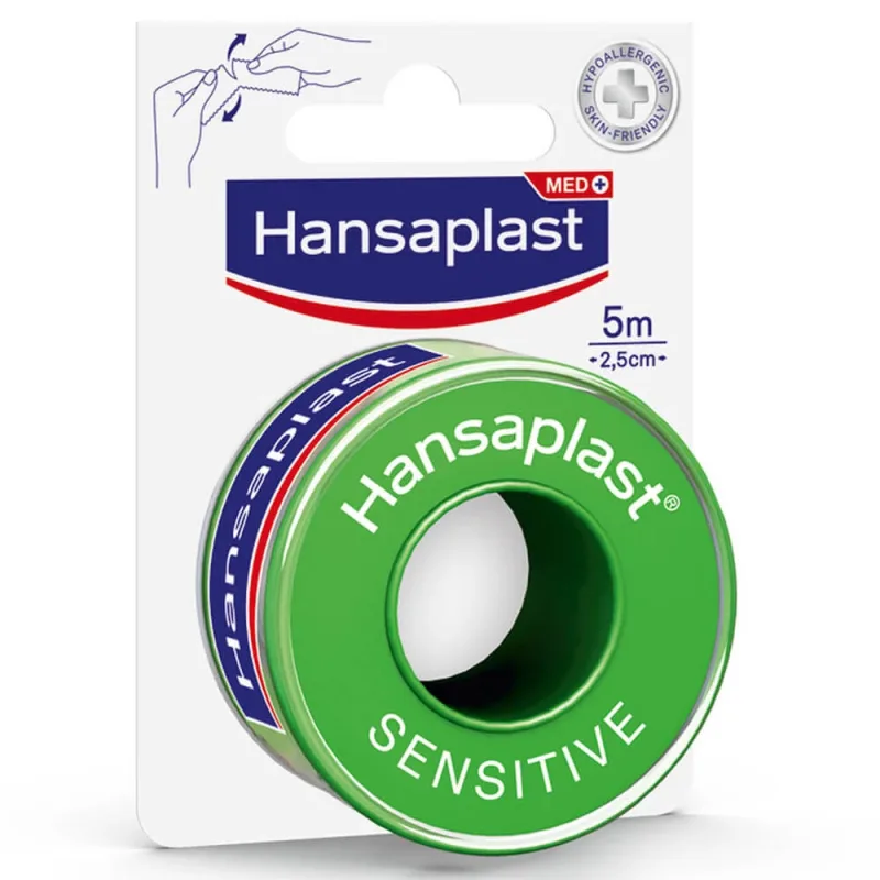 Hansaplast Silk Bandă autoadezivă sensibilă 5m x 2,5cm — preț și oferte
