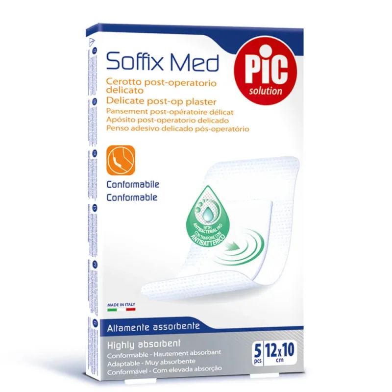 Pic Soffix Med 10x12cm 5pcs bandă adezivă adezivă sterilă — preț și oferte