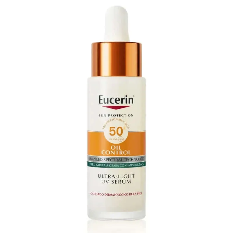 Eucerin Sun Face Oil Control Uv Serum Spf50+ , 30 ml — preț și oferte