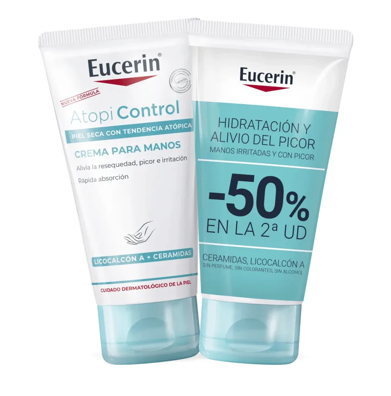 Eucerin Atopic Control Hand Cream Duplo, 2X75 ml — preț și oferte