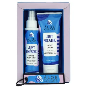 Aloe+ Colors Just Breathe Gift Set Brumă pentru păr și corp 100ml & Cremă de corp 100ml