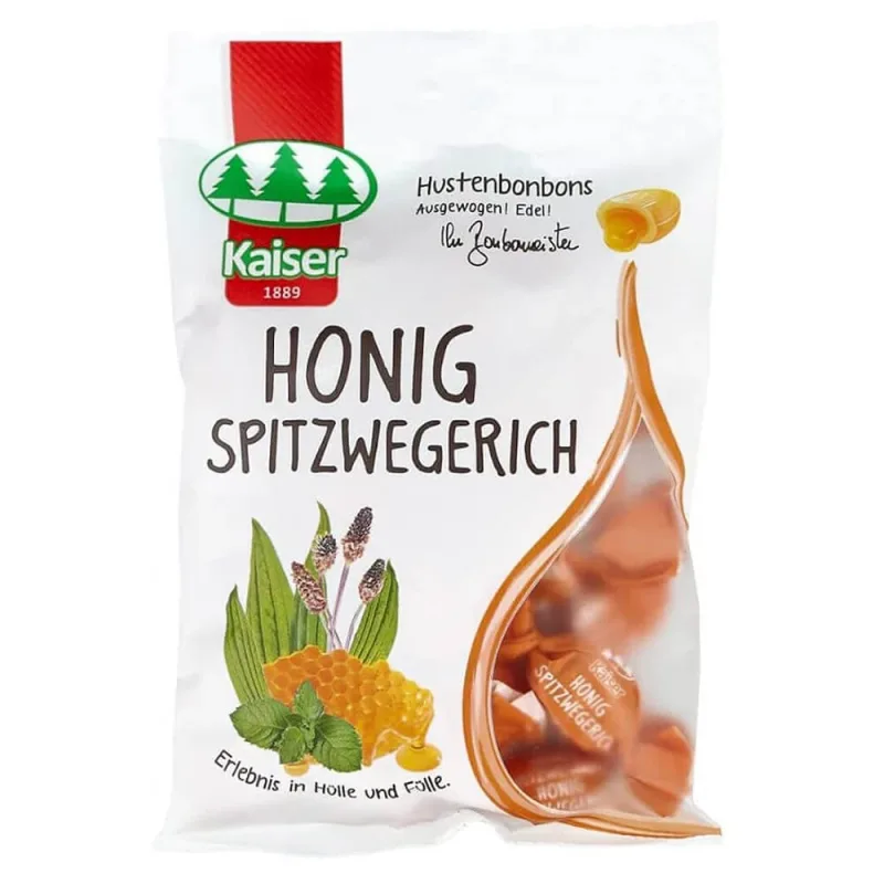 Kaiser Honig Spitzwegerich Caramele cu miere și PentaNero 90gr — preț și oferte