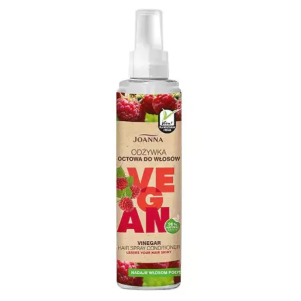 Balsam spray de par cu otet de zmeura Vegan, Joanna | 150 ml JOANNA INFINITY — preț și oferte