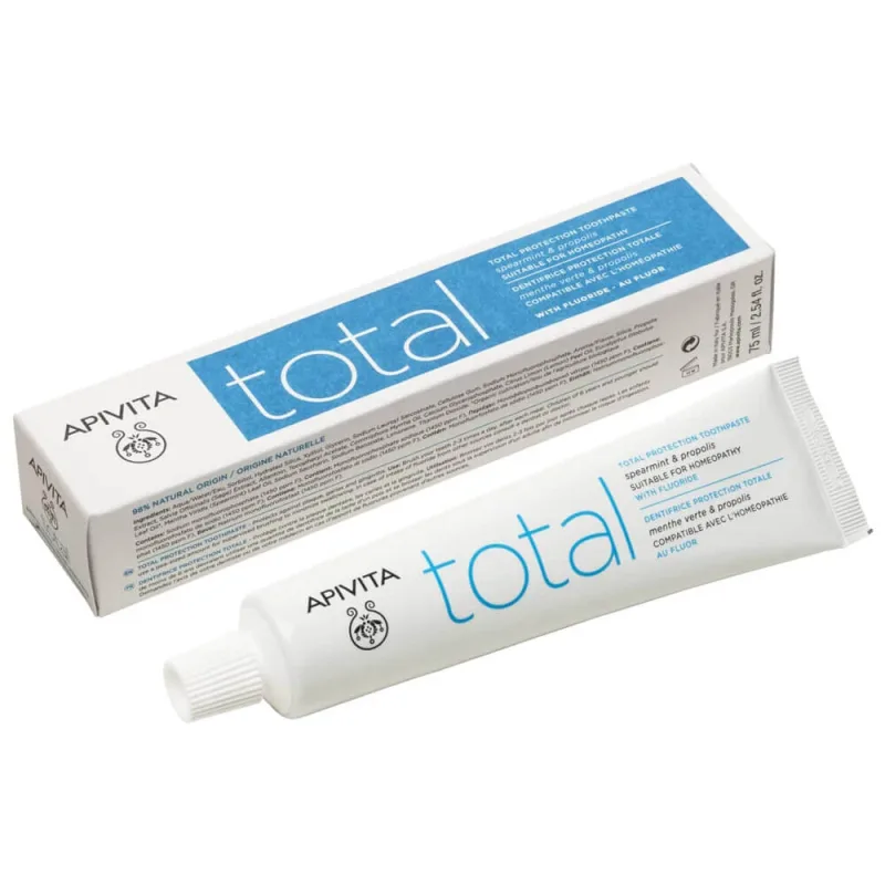 Apivita Total pastă de dinți cu mentă și propolis 75ml — preț și oferte