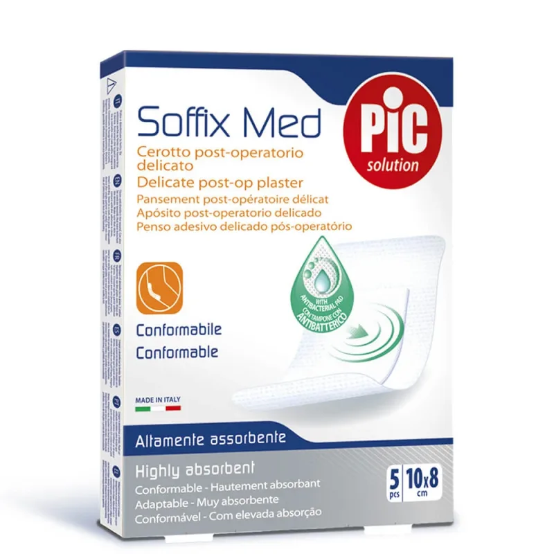 Pic Soffix Med 10x8cm 5pcs bandă adezivă adezivă sterilă — preț și oferte