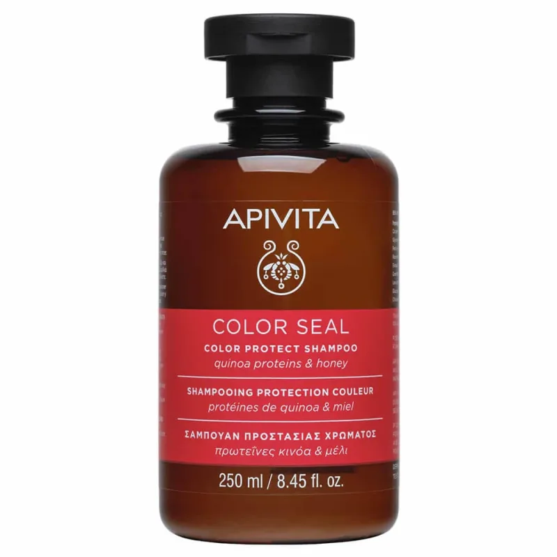 Șampon Apivita Color Seal Color Protect cu proteine de quinoa și miere 250ml — preț și oferte