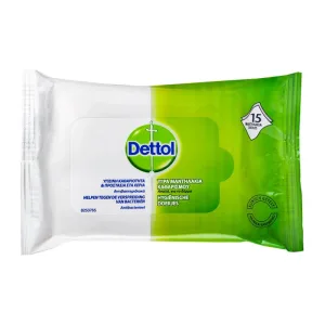 Dettol Șervețele antibacteriene lichide 15 buc