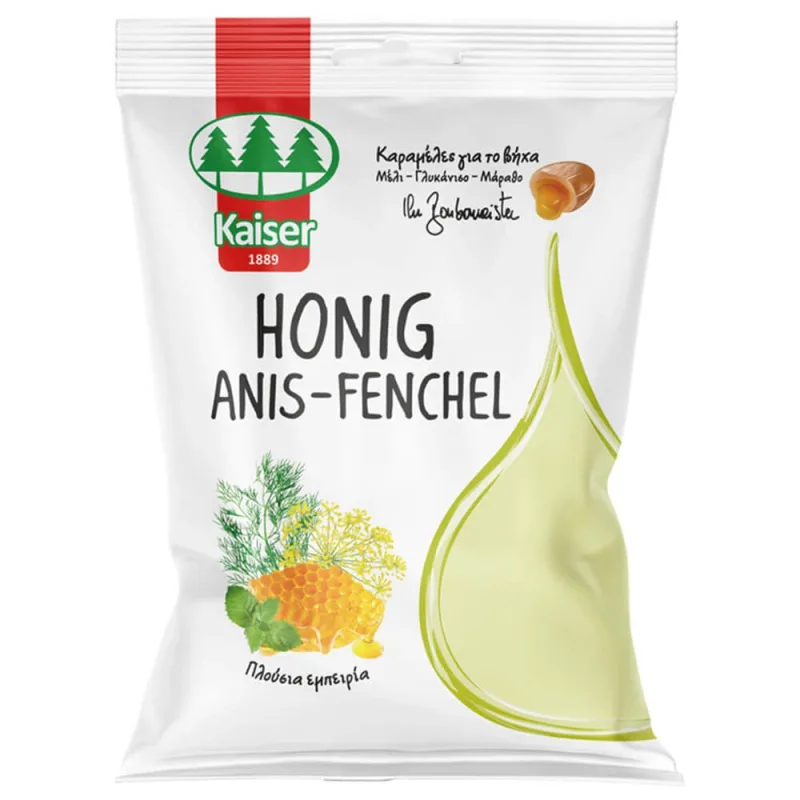 Bomboane kaiser Honig Anis-Fenchel cu miere, anason și fenicul 90gr — preț și oferte