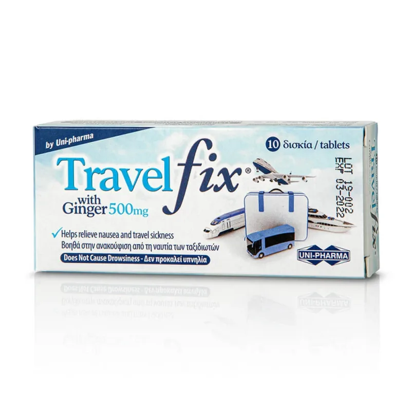 Uni-Pharma Travel Fix 10 tablete — preț și oferte