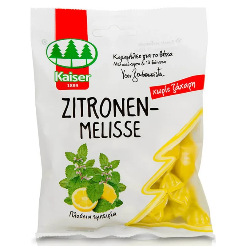 Bomboane Kaiser Zitronen Melisse cu Melissa & 13 ierburi 75gr — preț și oferte