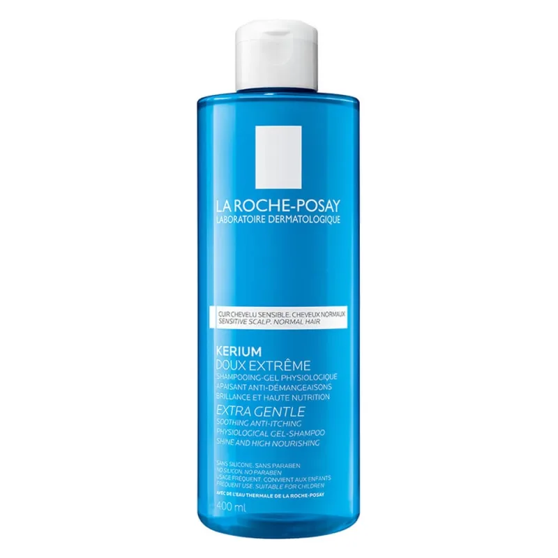 La Roche Posay Kerium Extra Gentle Physiological Gel Shampoo Normal Hair Bonus Pack 400ml — preț și oferte