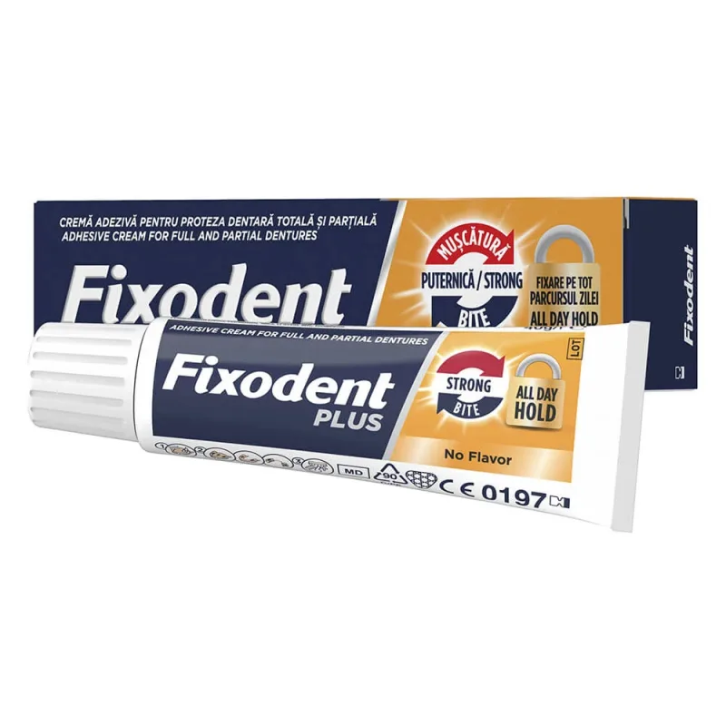 Fixodent Plus Strong Bite 40gr — preț și oferte