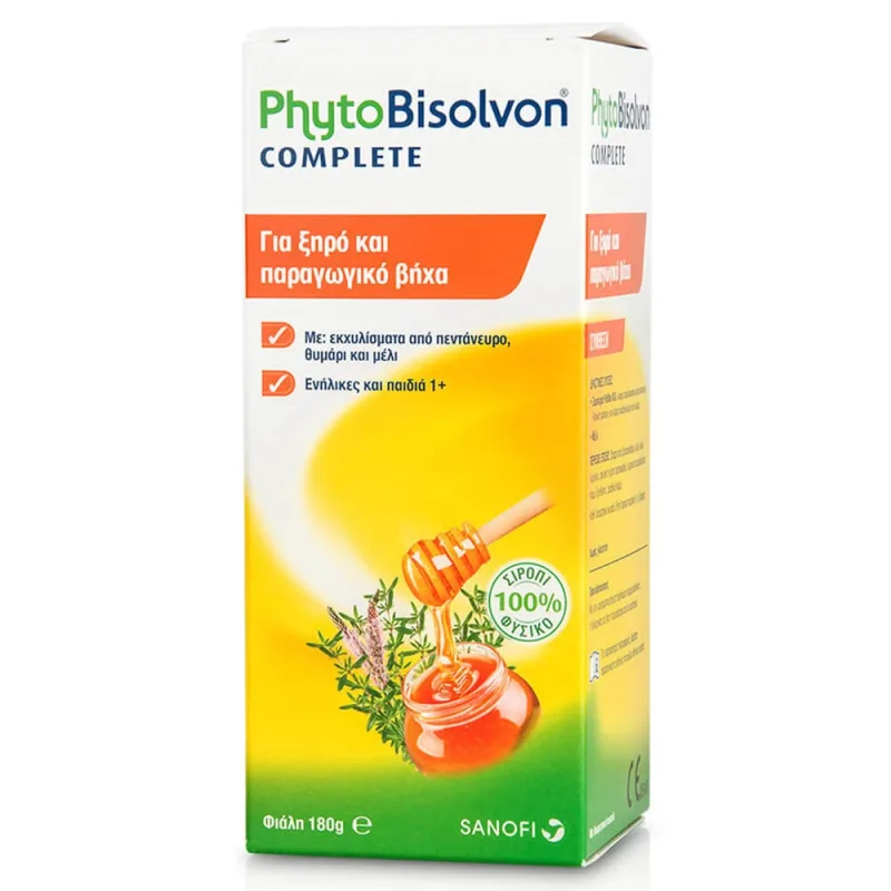 Sanofi PhytoBisolvon sirop complet pentru tuse uscată și productivă 180gr — preț și oferte