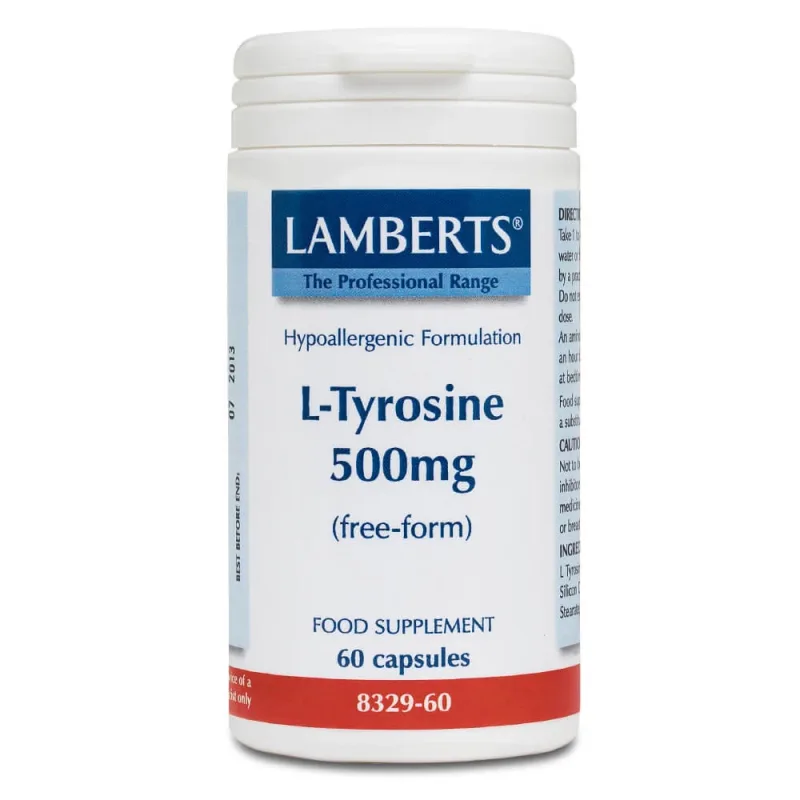 Lamberts L-Tyrosine 500mg 60caps — preț și oferte