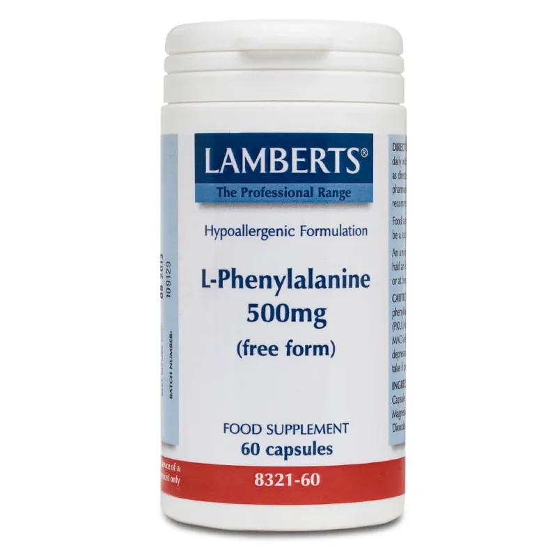 Lamberts L-fenilalanină 60caps — preț și oferte