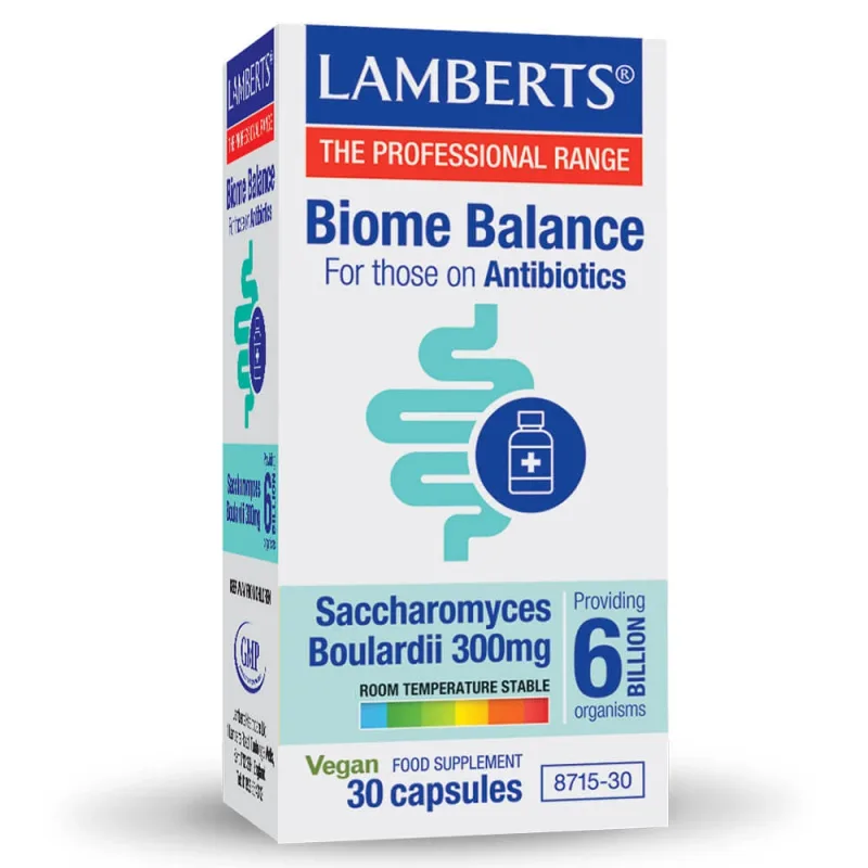 Lamberts Biome Balance pentru cei pe antibiotice 30caps — preț și oferte