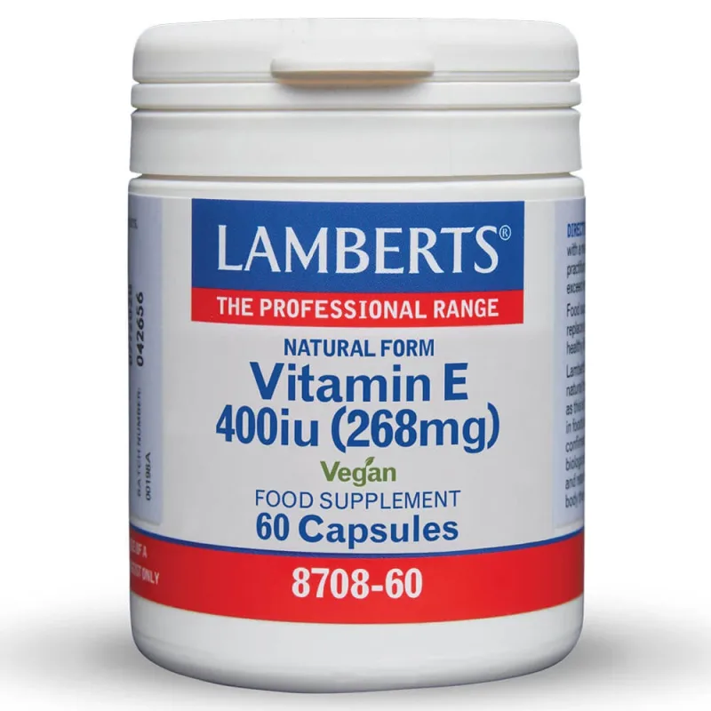 Lamberts Vitamina E 400iu Natural 60caps — preț și oferte
